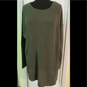 CJ Banks lightweight sweater slant hem Sz 2X NWT
